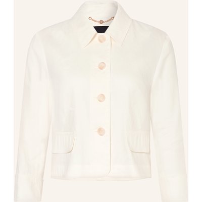 Marc Cain Kastenjacke Mit Leinen weiss