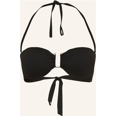 Max Mara Beachwear Bandeau-Bikini-Top Amelia schwarz