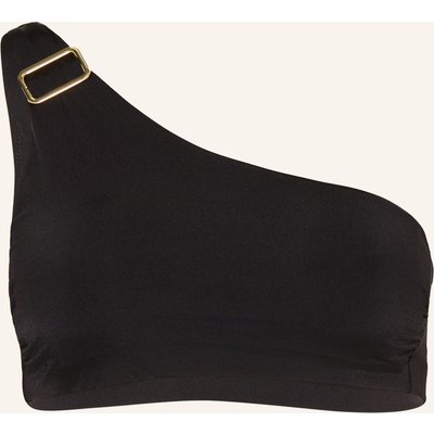 Max Mara Beachwear One-Shoulder-Bikini-Top Alisia schwarz