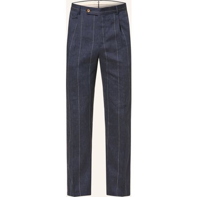Windsor. Anzughose Silvi Slim Fit Mit Leinen blau