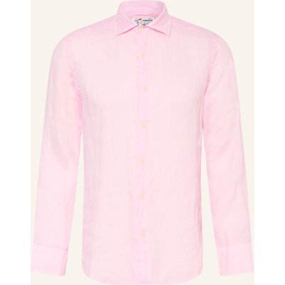 mc2 Saint Barth Resorthemd Pamplona Comfort Fit Aus Leinen pink