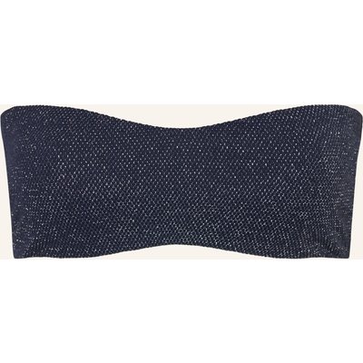 Jets Australia Bandeau-Bikini-Top Tirari Nights Mit Glitzergarn blau