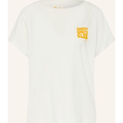 Miss Lagotte T-Shirt Mit Schmucksteinen weiss