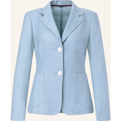 Windsor. Blazer Mit Leinen blau