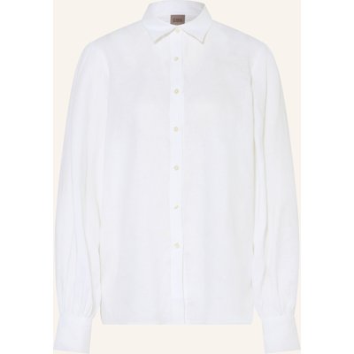 Émanou Hemdbluse Aus Leinen weiss