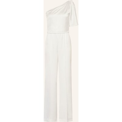 Riani One-Shoulder-Jumpsuit Aus Satin weiss