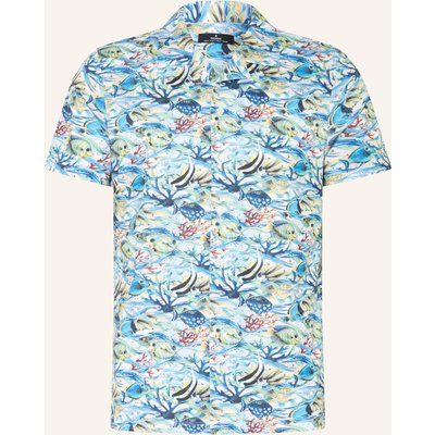 Ragman Resorthemd Regular Fit Aus Jersey blau