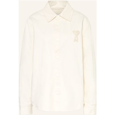 Ami Paris Jeans-Overjacket weiss
