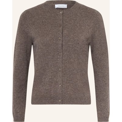 Darling Harbour Strickjacke Aus Cashmere braun