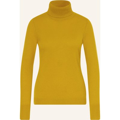 Darling Harbour Rollkragenpullover Aus Cashmere gelb