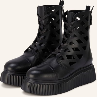 Agl Schnürboots Viggy Mit Cut-Outs schwarz