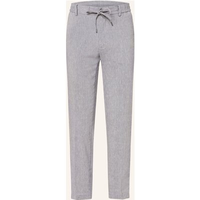 Boss Hose Kane Extra Slim Fit Mit Leinen grau