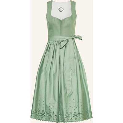 Waldorff Dirndl Primula Mit Leinen gruen
