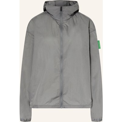 District Vision Laufjacke Ultralight Nylon Windbreaker grau