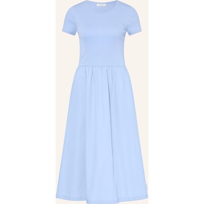 Marc O'polo Denim Kleid Im Materialmix blau