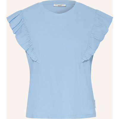 Marc O'polo Denim Top Mit Rüschen blau