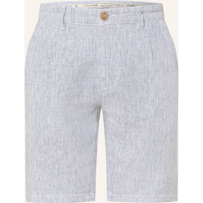 Colours & Sons Shorts Mit Leinen blau