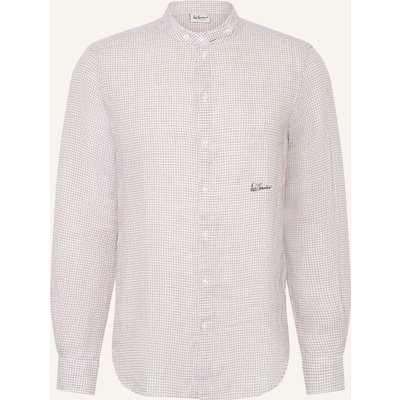 Luis Trenker Leinenhemd Lubernet Regular Fit Mit Stehkragen beige