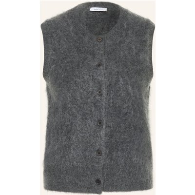 Darling Harbour Strickweste Aus Cashmere grau