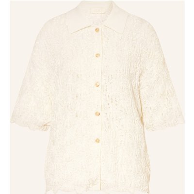 Lezu Strickbluse Merve weiss