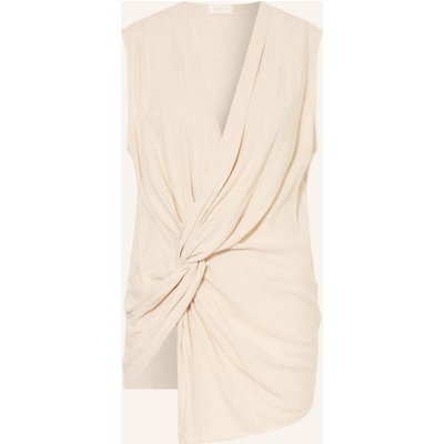 Lezu Top Nao In Wickeloptik beige