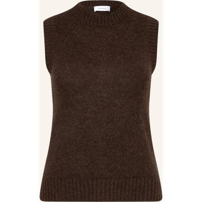 Darling Harbour Cashmere-Pullunder braun