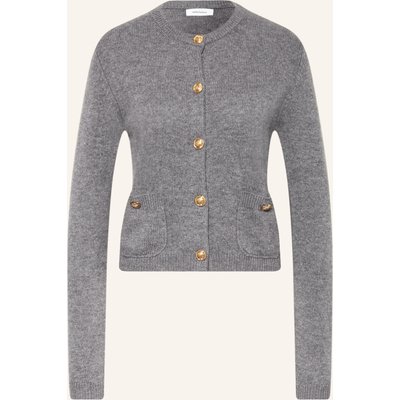 Darling Harbour Strickjacke Aus Cashmere grau