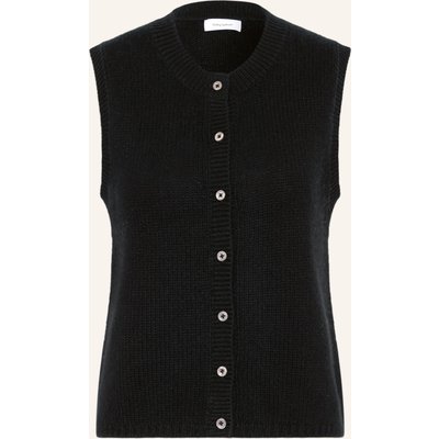 Darling Harbour Strickweste Aus Cashmere schwarz