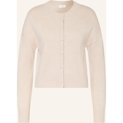 Darling Harbour Strickjacke Mit Cashmere weiss