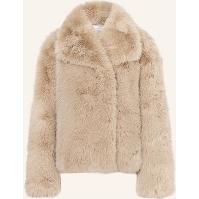 Darling Harbour Kunstfell-Jacke beige
