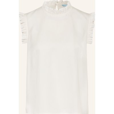 Rockmacherin Trachtenbluse Mit Rüschen weiss