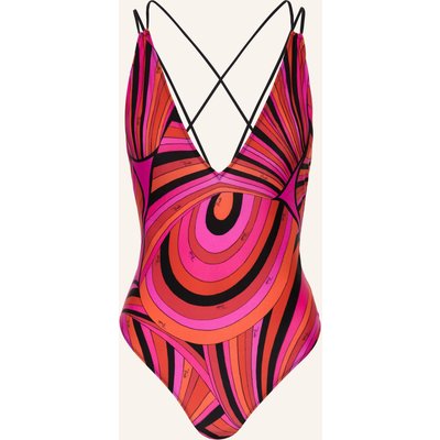 Pucci Badeanzug rosa