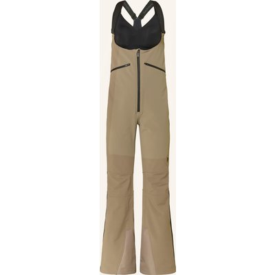 Peak Performance Softshell-Skihose Stretch Bib braun