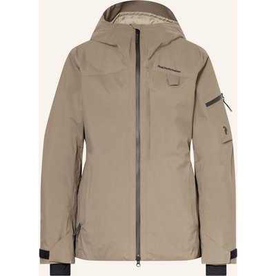 Peak Performance Skijacke Alpine Gore-Tex Insulated braun