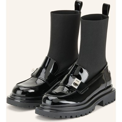 Marc Cain Lack-Boots schwarz