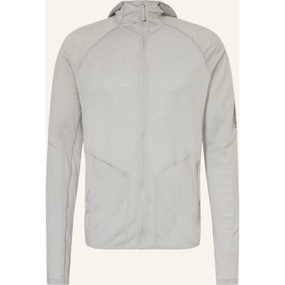 Icebreaker Midlayer-Jacke 150 Ace Aus Merinowolle grau
