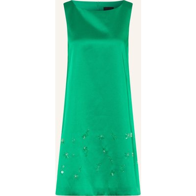 Marc Cain Kleid Mit Pailletten Und Schmucksteinen gruen