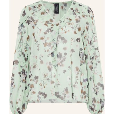 Marc Cain Blusenshirt Mit Volants gruen