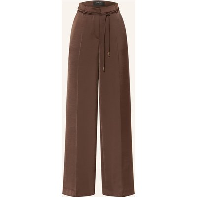 Marc Cain Marlenehose Warri Aus Satin braun