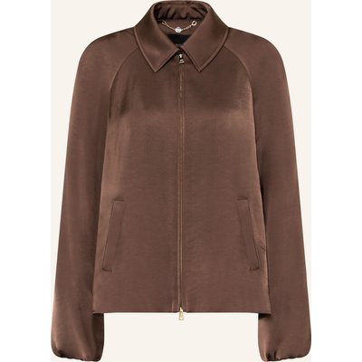 Marc Cain Satinblouson braun