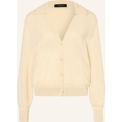 Marc Cain Strickjacke Aus Cashmere gelb
