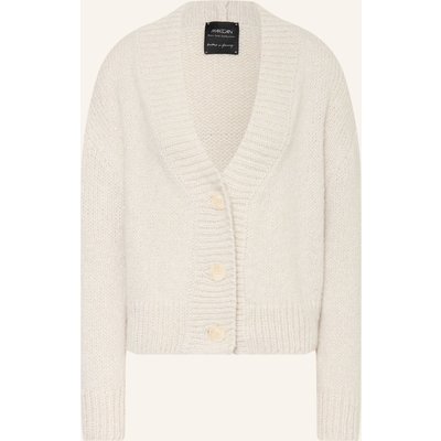 Marc Cain Strickjacke Mit Glitzergarn grau
