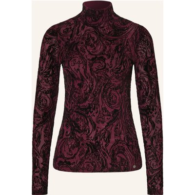 Marc Cain Longsleeve Aus Mesh rot