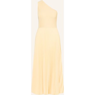 Boss One-Shoulder-Kleid Foki Im Materialmix beige