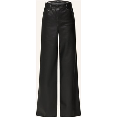 Marc Cain Hose Warri In Lederoptik schwarz