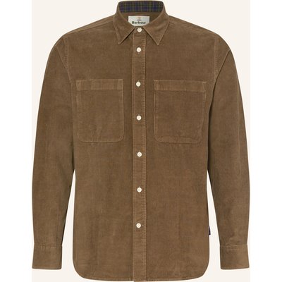Barbour Cordhemd Comfort Fit braun