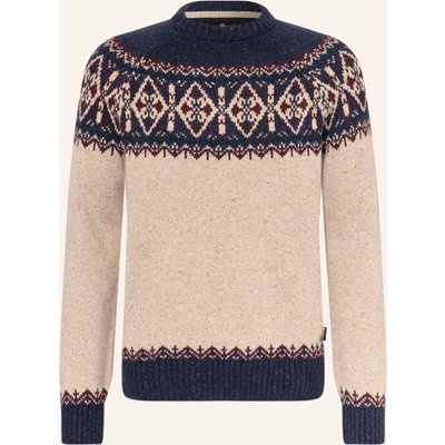 Barbour Pullover Tisbury Crew blau