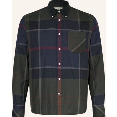 Barbour Hemd Dunoon Authentic Fit gruen