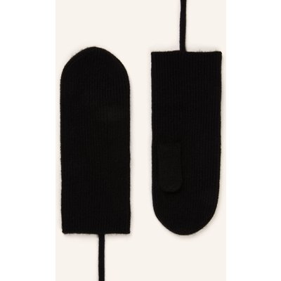 Mrs & Hugs Cashmere-Fäustlinge schwarz