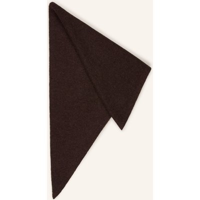Mrs & Hugs Dreieckstuch Aus Cashmere braun